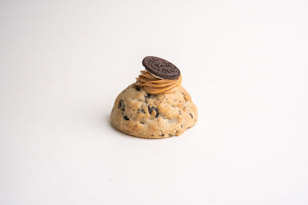 Vegan Peanut Butter Cookies & Cream Loaded Cookie
